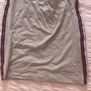 Skirt with Stripe by the Side